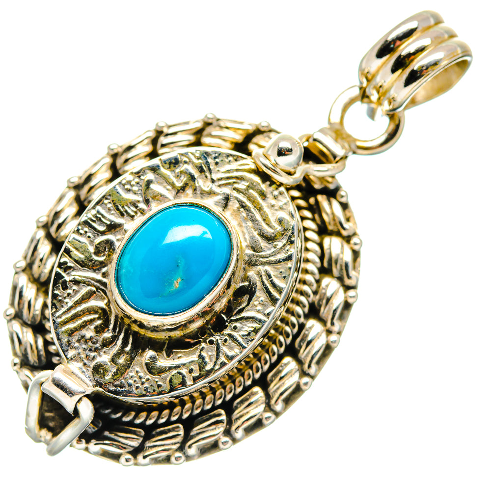 Chrysocolla Pendants handcrafted by Anasilvercos - PD19954 - Photo 2
