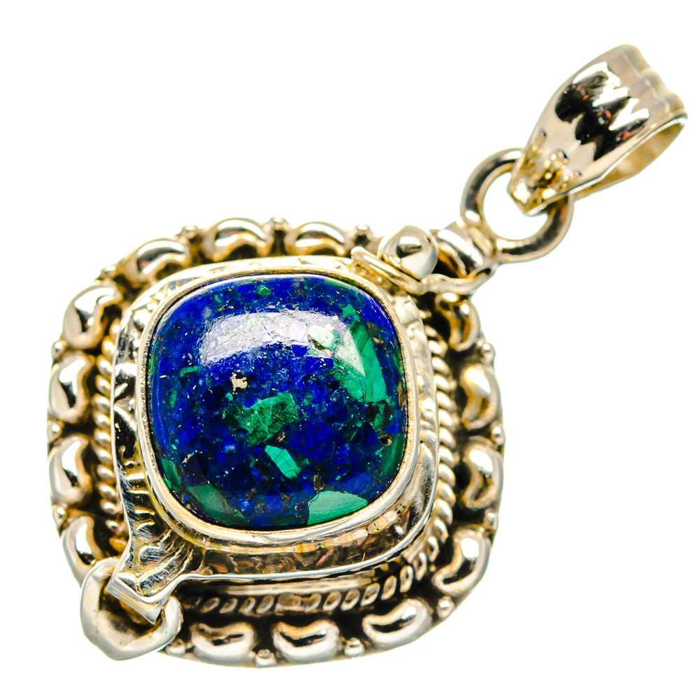 Azurite Pendants handcrafted by Anasilvercos - PD19965 - Photo 2