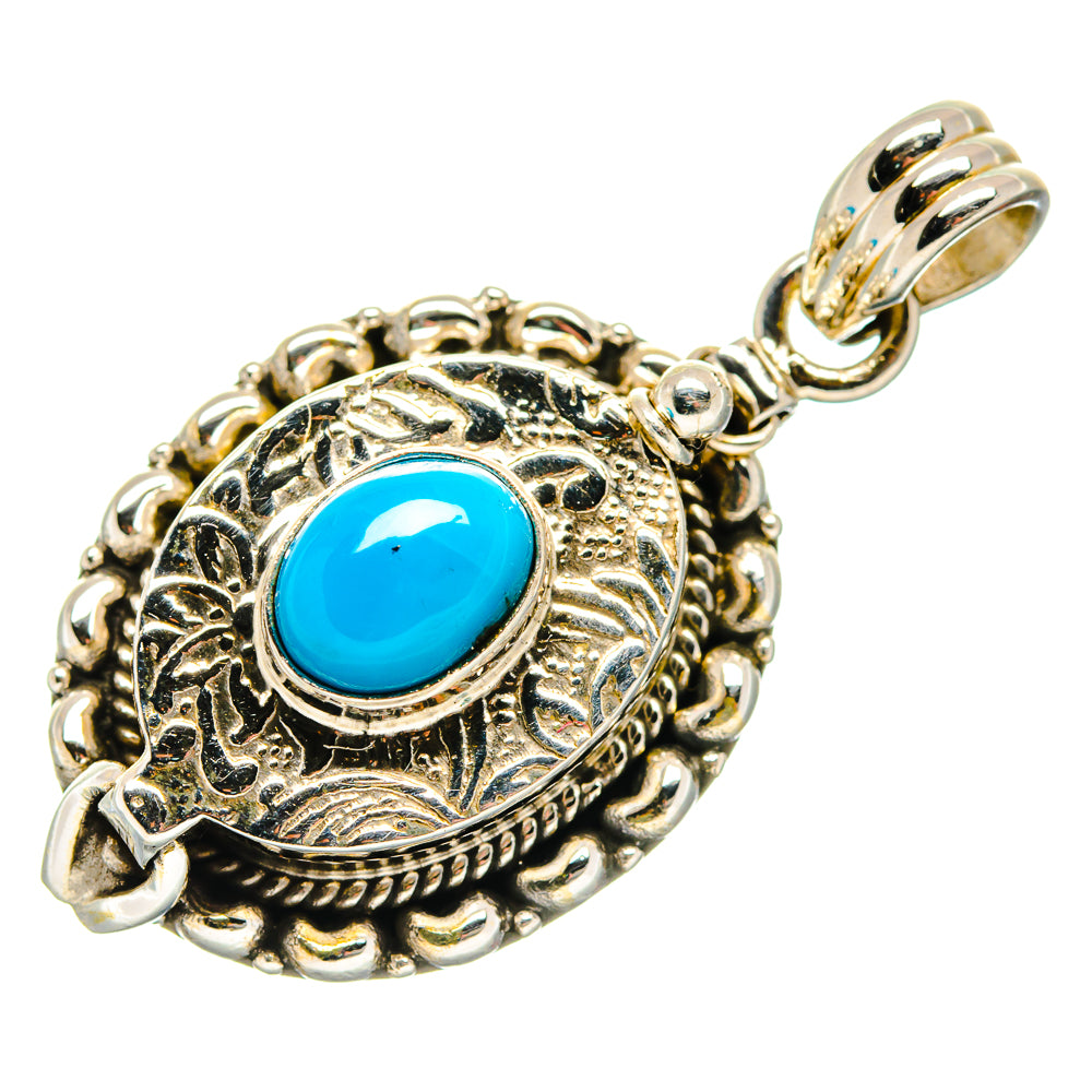 Tibetan Turquoise Pendants handcrafted by Anasilvercos - PD19966