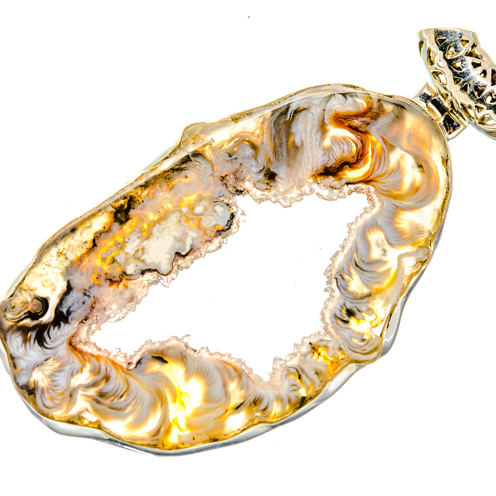 Occo Geode Slice Pendants handcrafted by Anasilvercos - PD19971