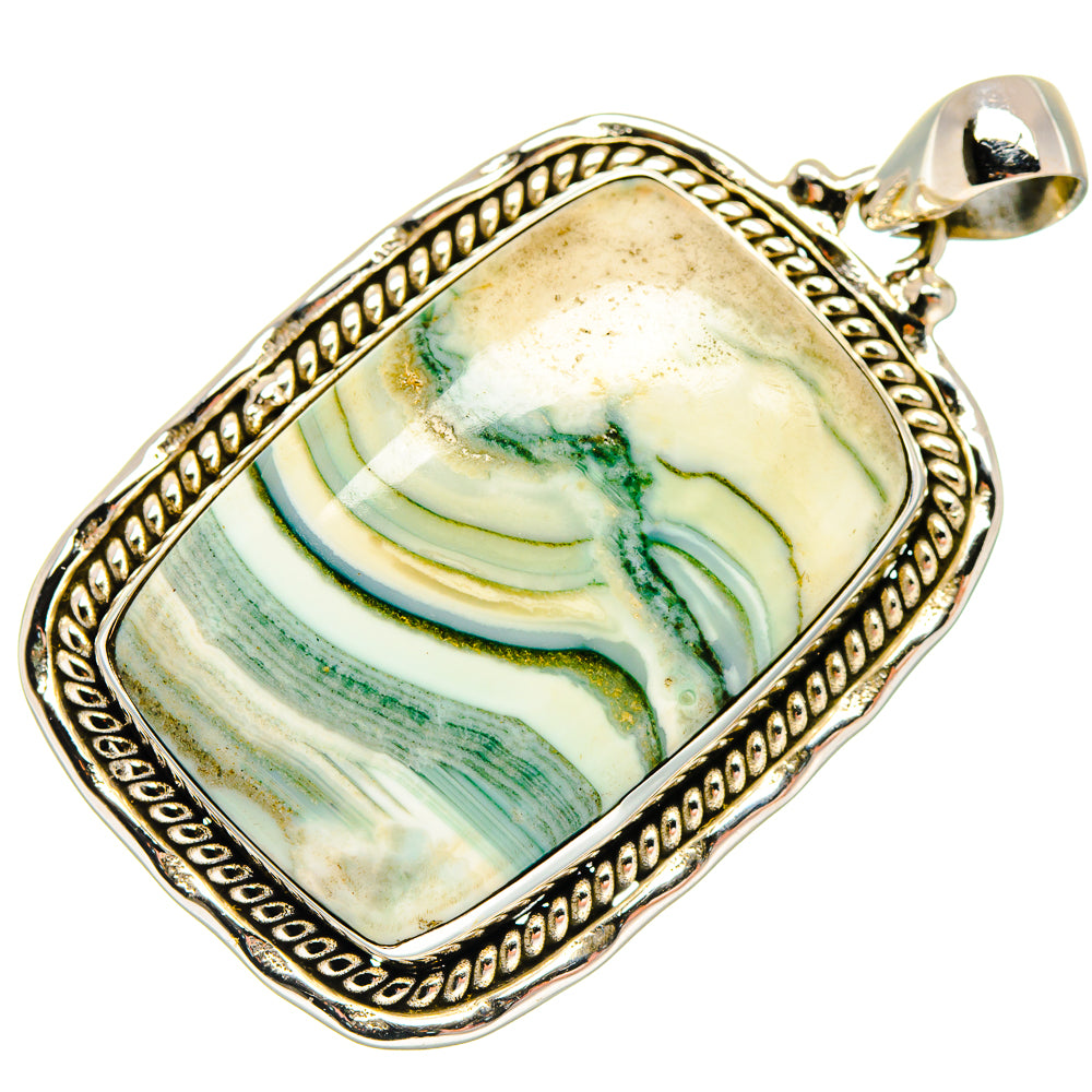 Ocean Jasper Pendants handcrafted by Anasilvercos - PD19979