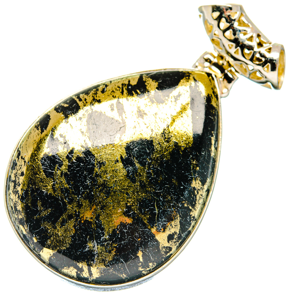 Pyrite Agate Pendants handcrafted by Anasilvercos - PD19994