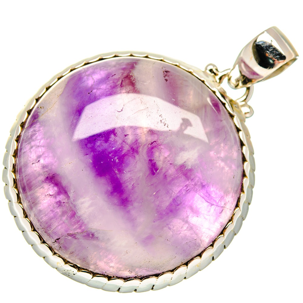 Chevron Amethyst Pendants handcrafted by Anasilvercos - PD19998