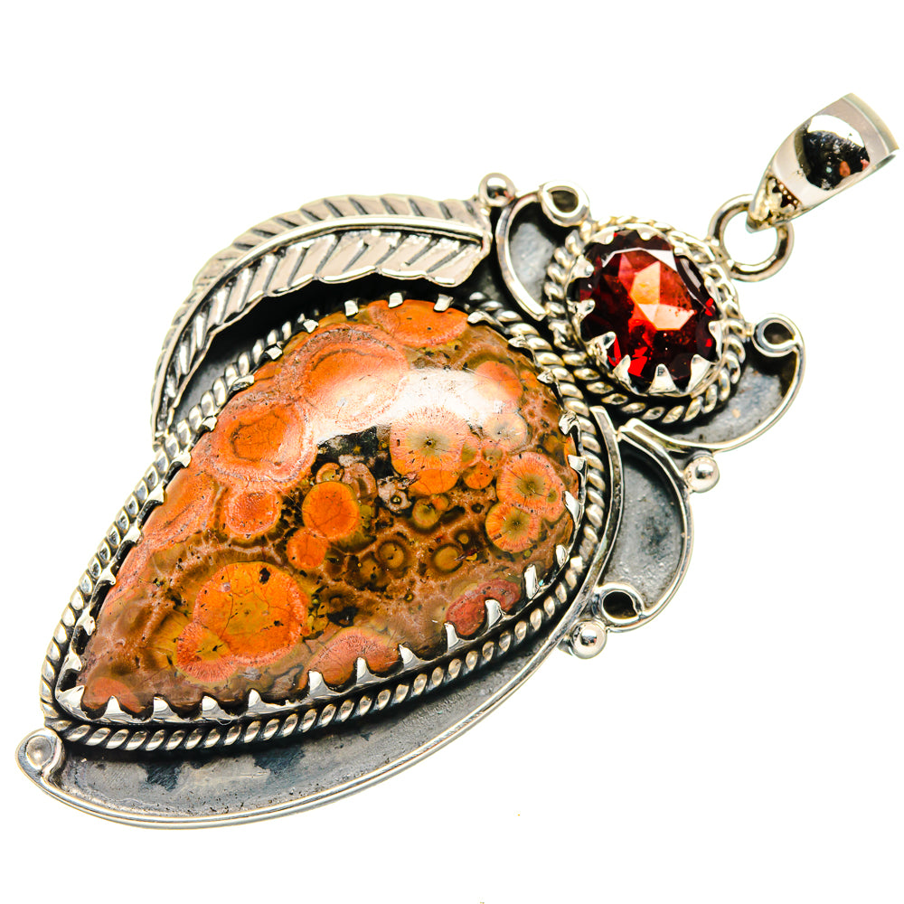 Poppy Jasper Pendants handcrafted by Anasilvercos - PD20012