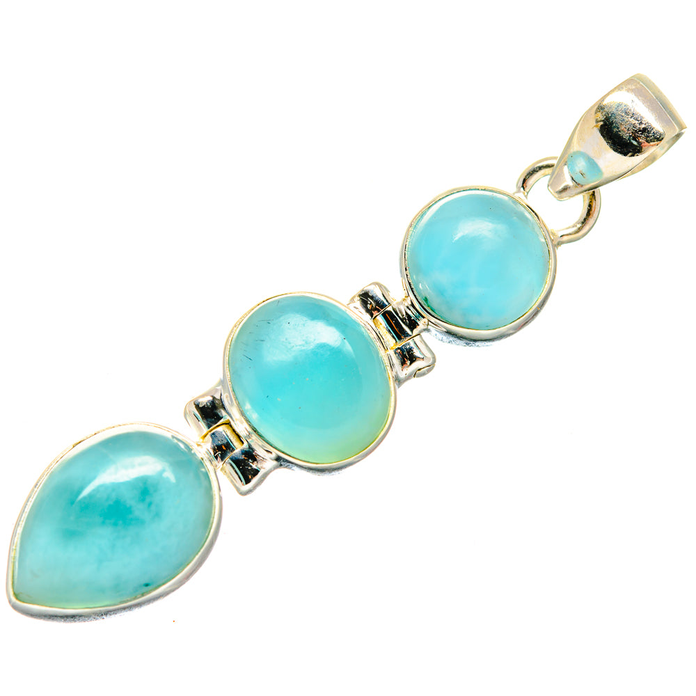 Larimar Pendants handcrafted by Anasilvercos - PD20020