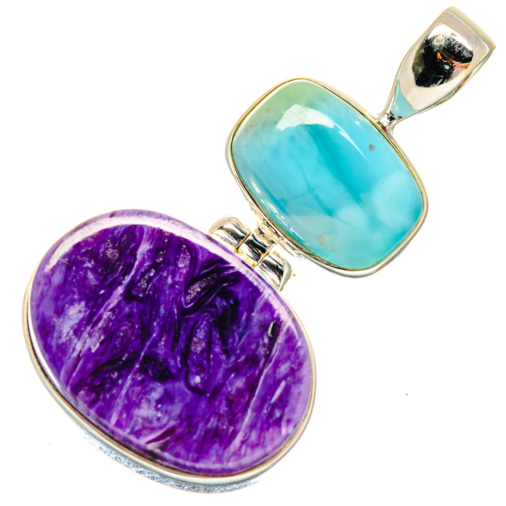 Charoite Pendants handcrafted by Anasilvercos - PD20079