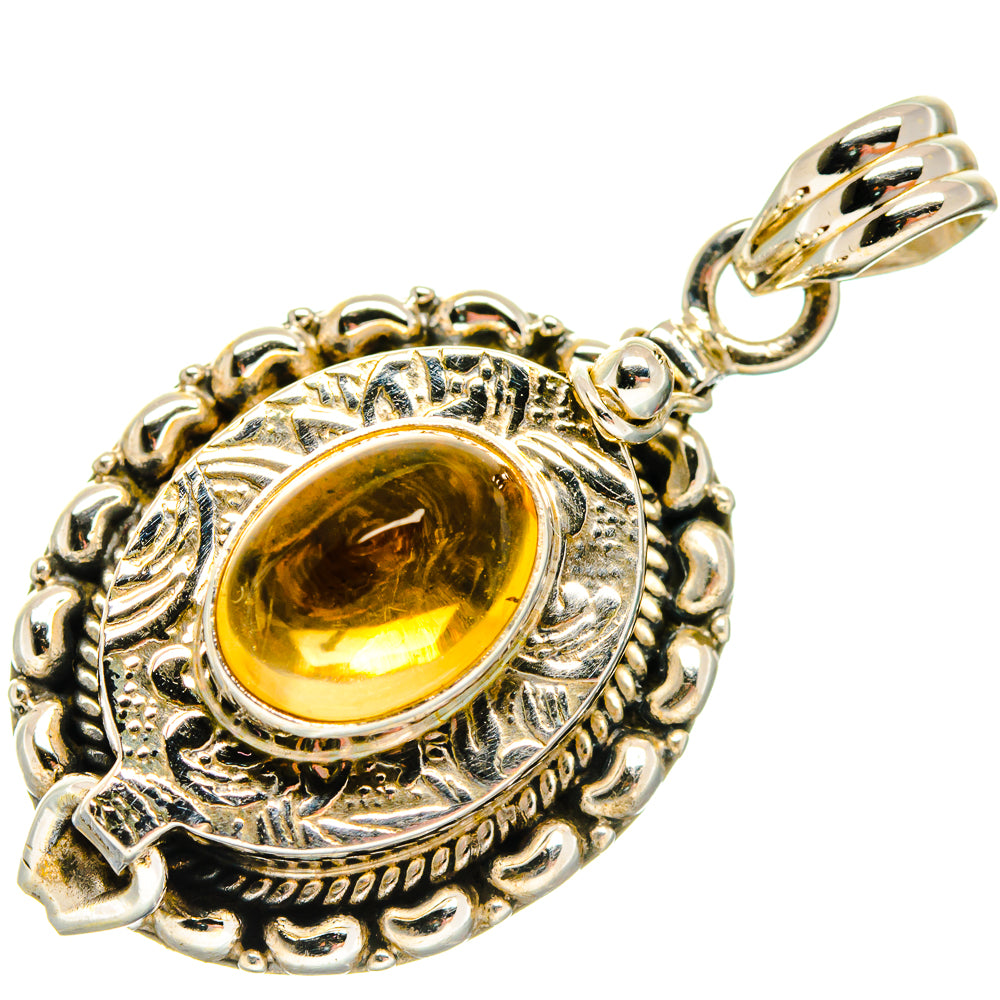 Citrine Pendants handcrafted by Anasilvercos - PD20094