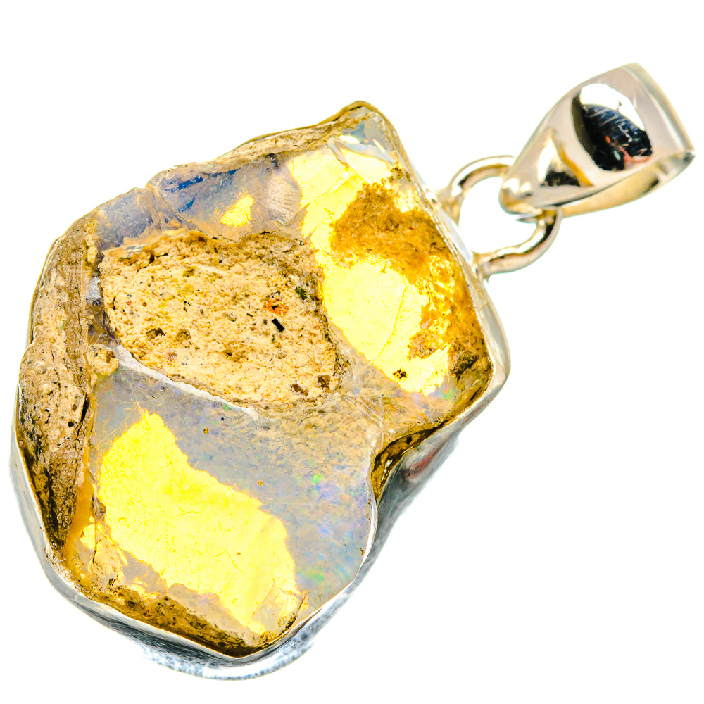 Ethiopian Opal Pendants handcrafted by Anasilvercos - PD20126