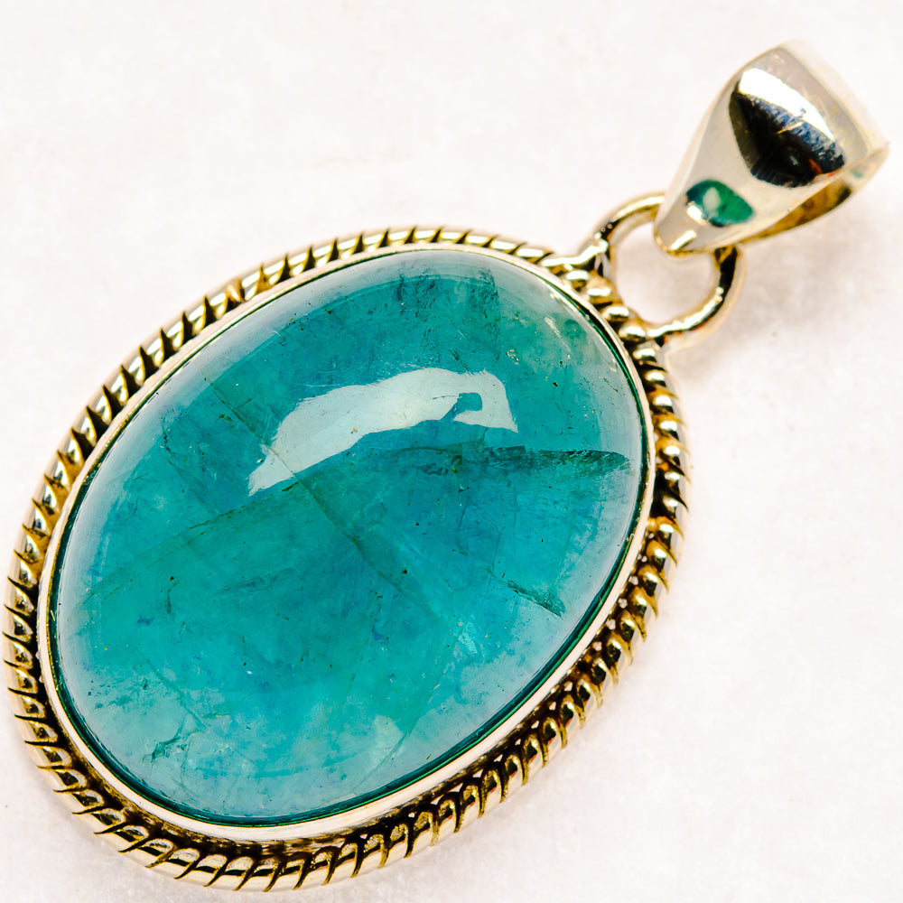Aquamarine Pendants handcrafted by Anasilvercos - PD20132