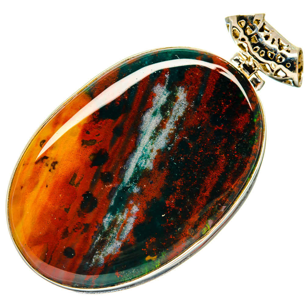 Bloodstone Pendants handcrafted by Anasilvercos - PD20143