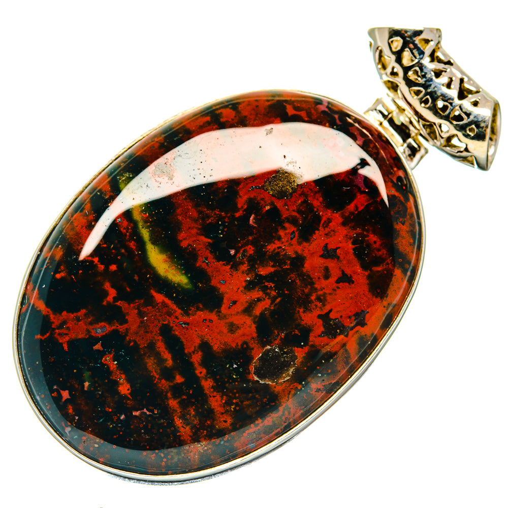 Bloodstone Pendants handcrafted by Anasilvercos - PD20146