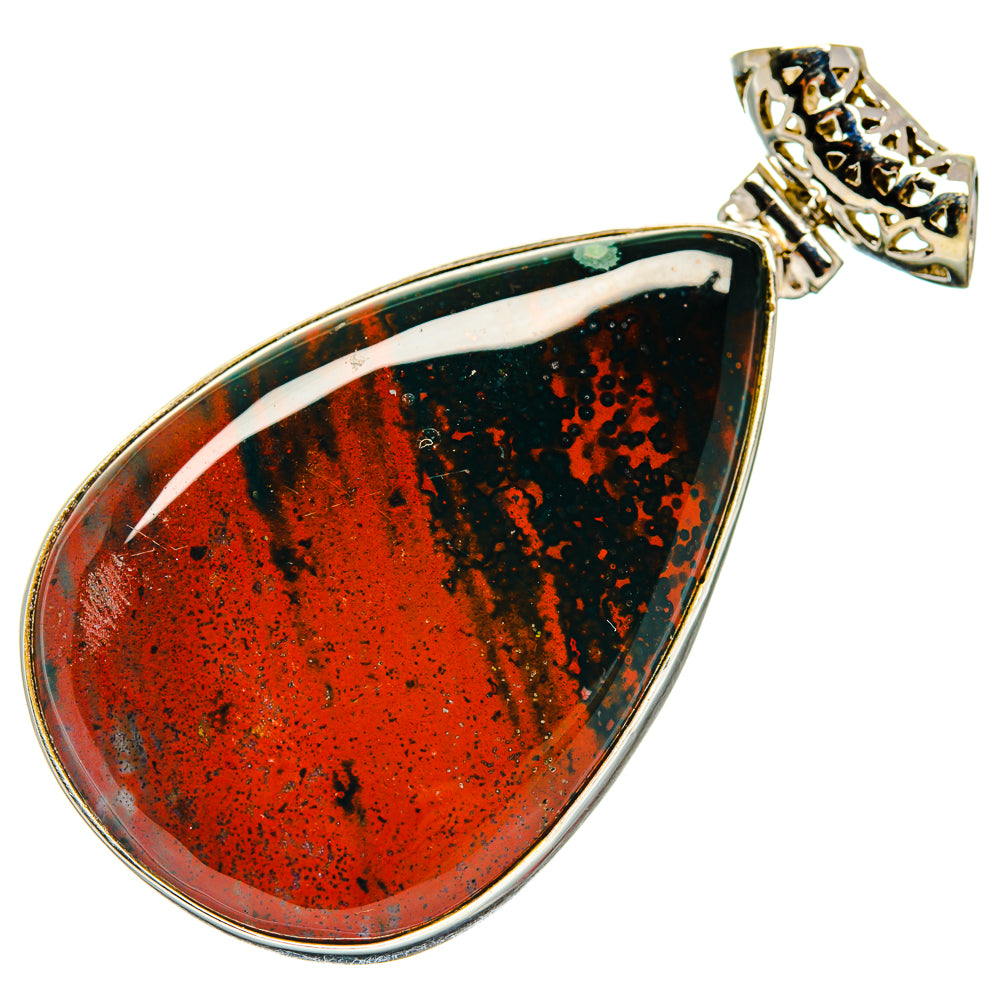 Bloodstone Pendants handcrafted by Anasilvercos - PD20148