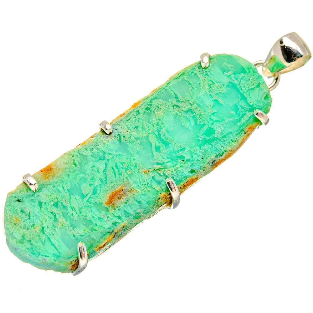 Chrysoprase Pendants handcrafted by Anasilvercos - PD20155