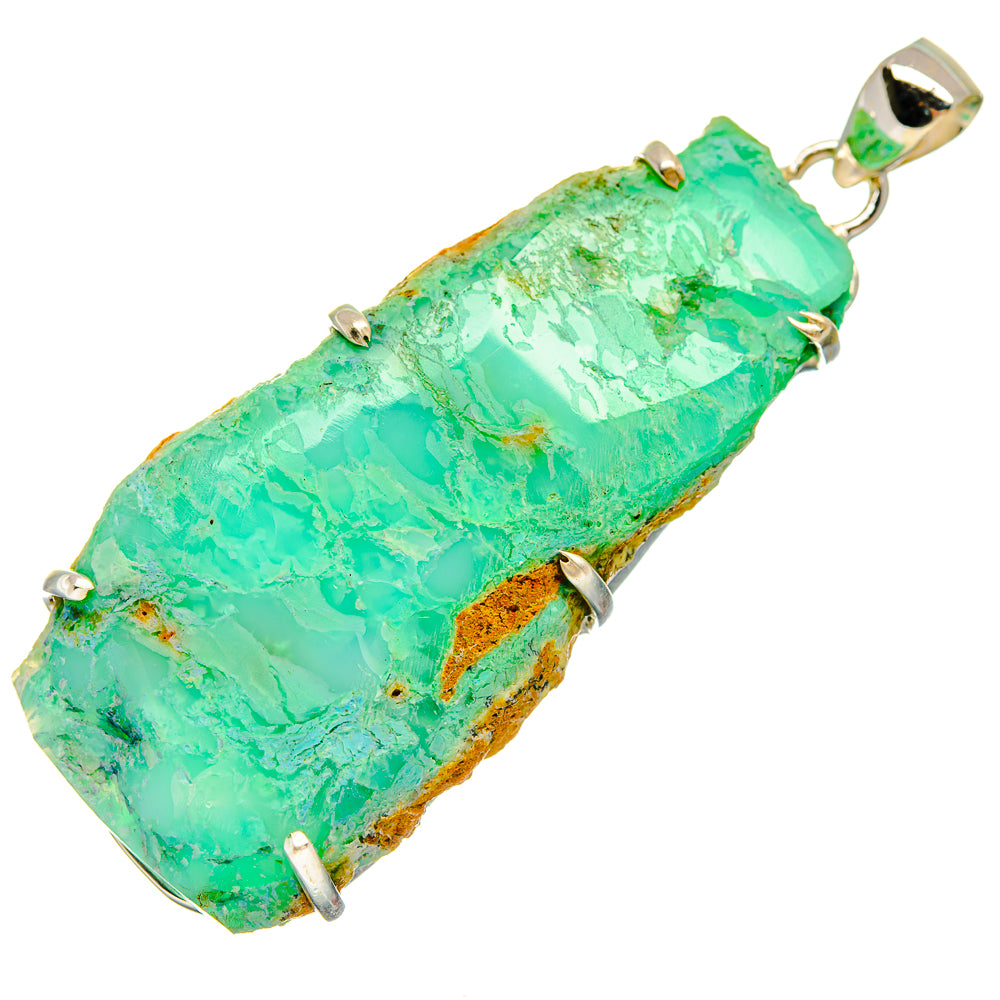 Chrysoprase Pendants handcrafted by Anasilvercos - PD20156