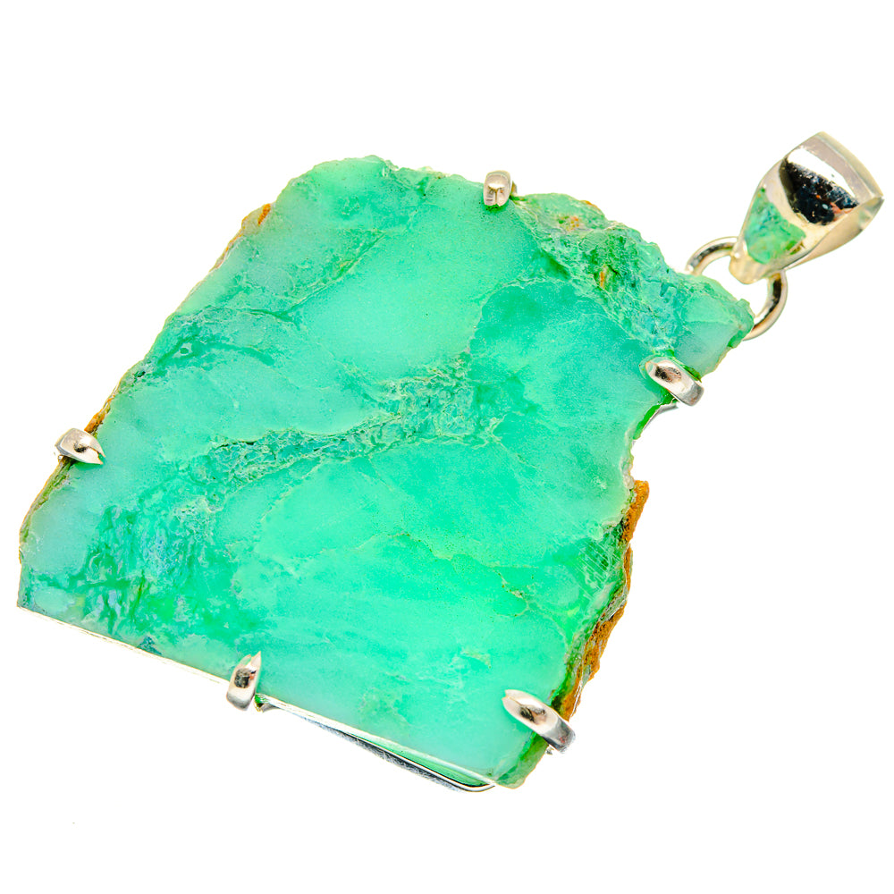 Chrysoprase Pendants handcrafted by Anasilvercos - PD20157