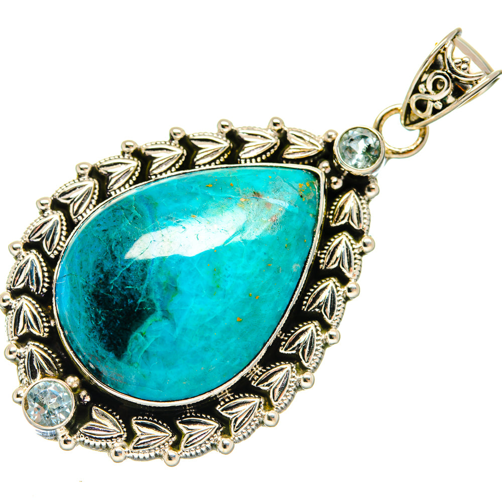 Chrysocolla Pendants handcrafted by Anasilvercos - PD20192