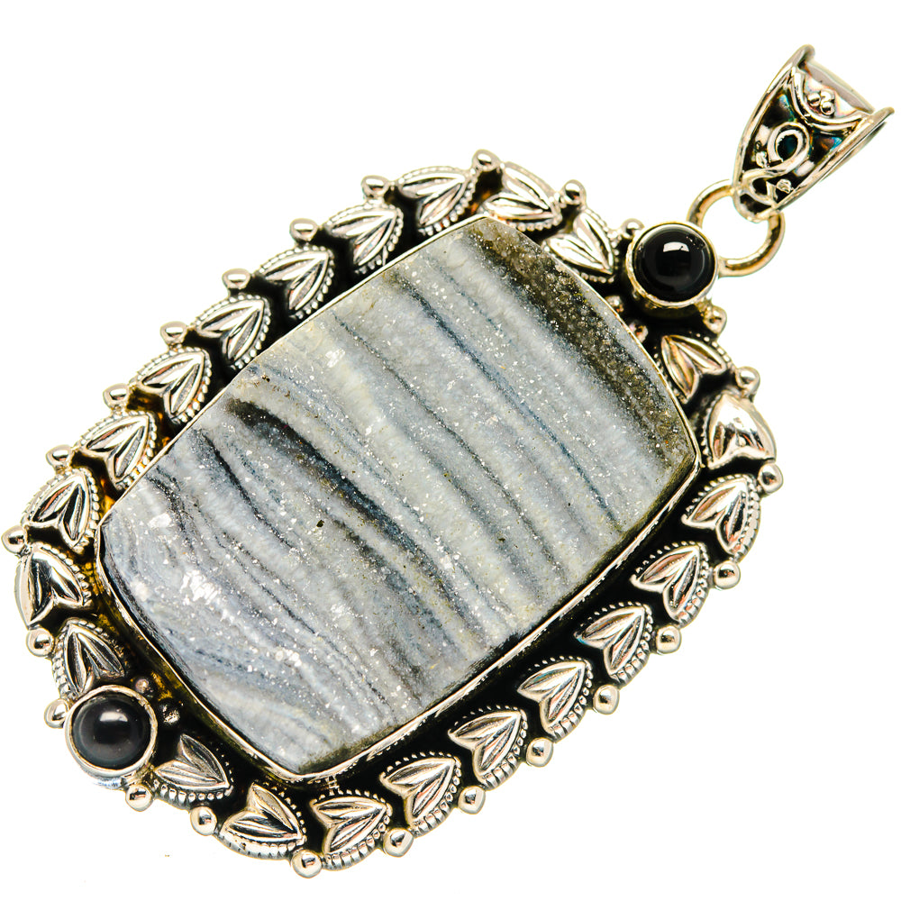 Desert Druzy Pendants handcrafted by Anasilvercos - PD20201