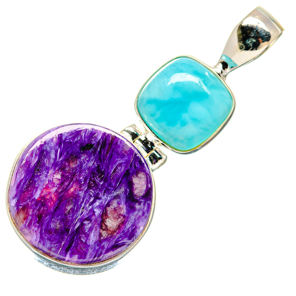 Charoite Pendants handcrafted by Anasilvercos - PD20213