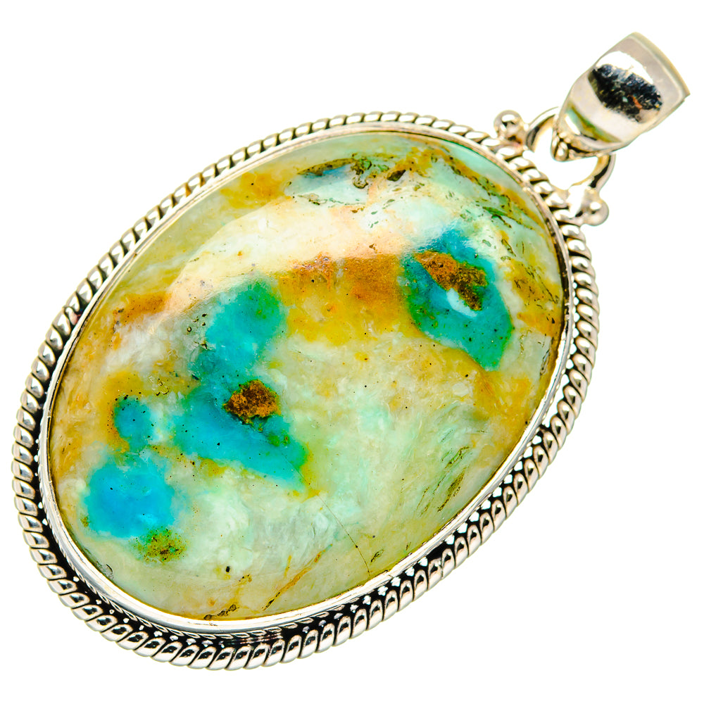 Peruvian Opal Pendants handcrafted by Anasilvercos - PD20236