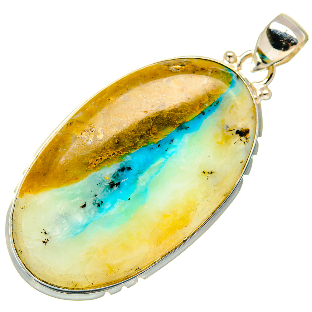 Peruvian Opal Pendants handcrafted by Anasilvercos - PD20244