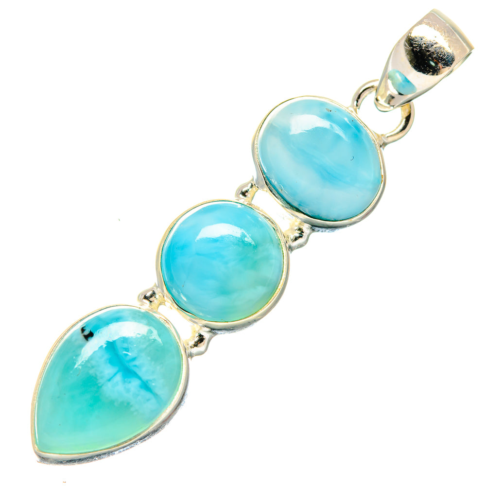 Larimar Pendants handcrafted by Anasilvercos - PD20247