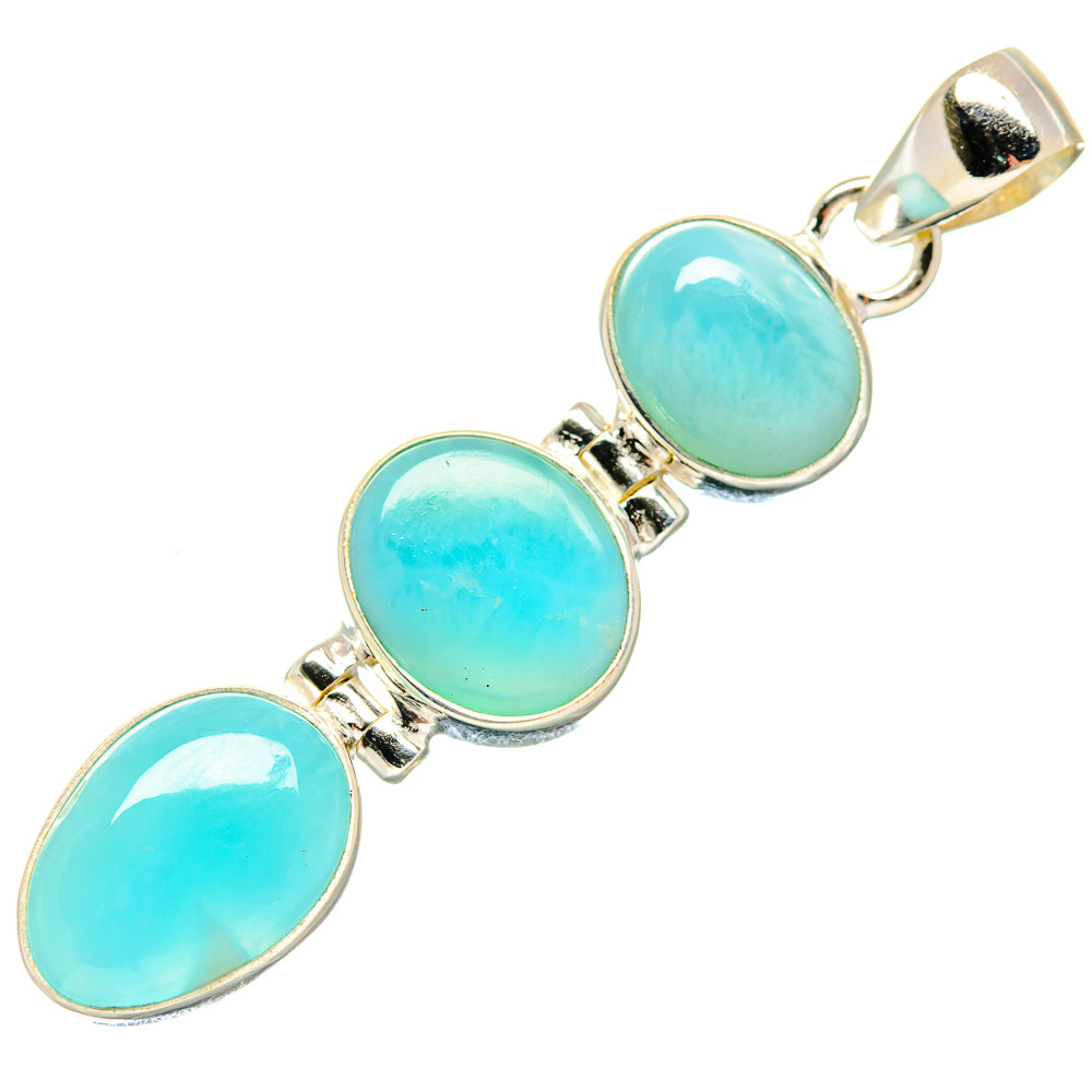 Larimar Pendants handcrafted by Anasilvercos - PD20248