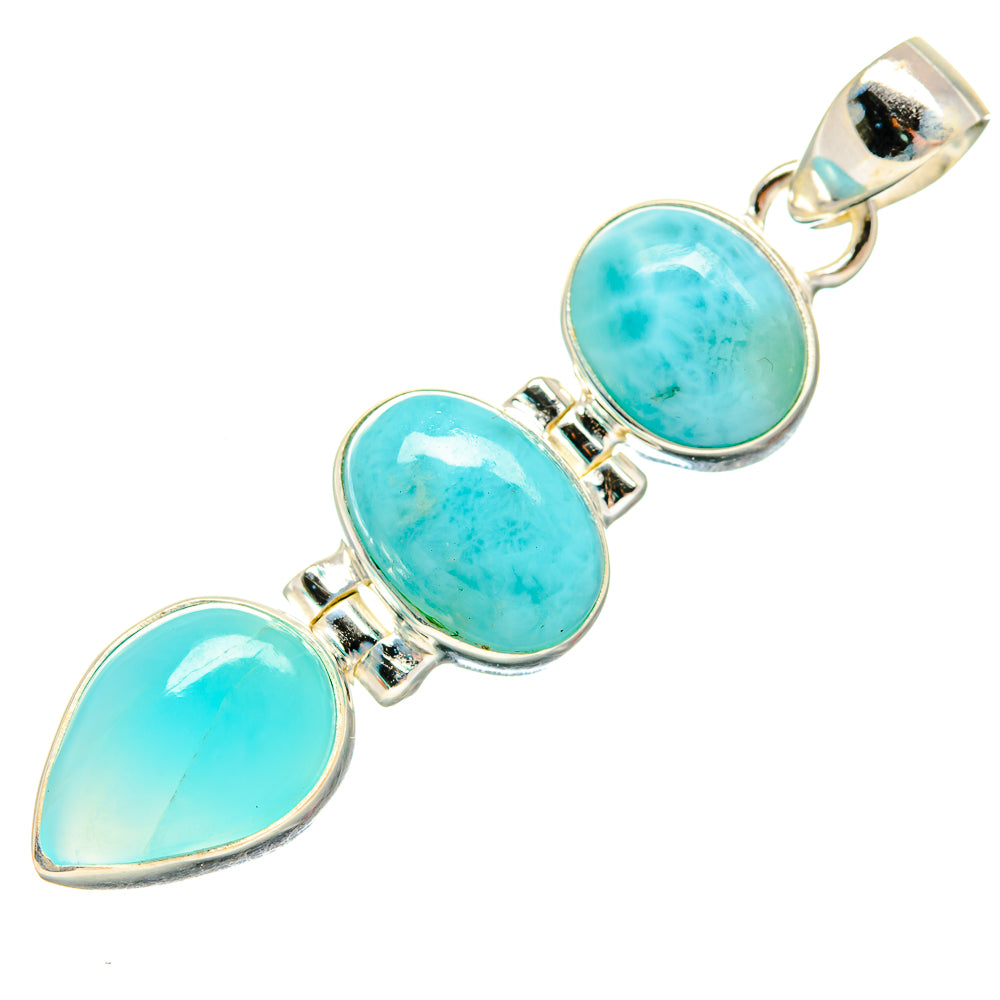 Larimar Pendants handcrafted by Anasilvercos - PD20251