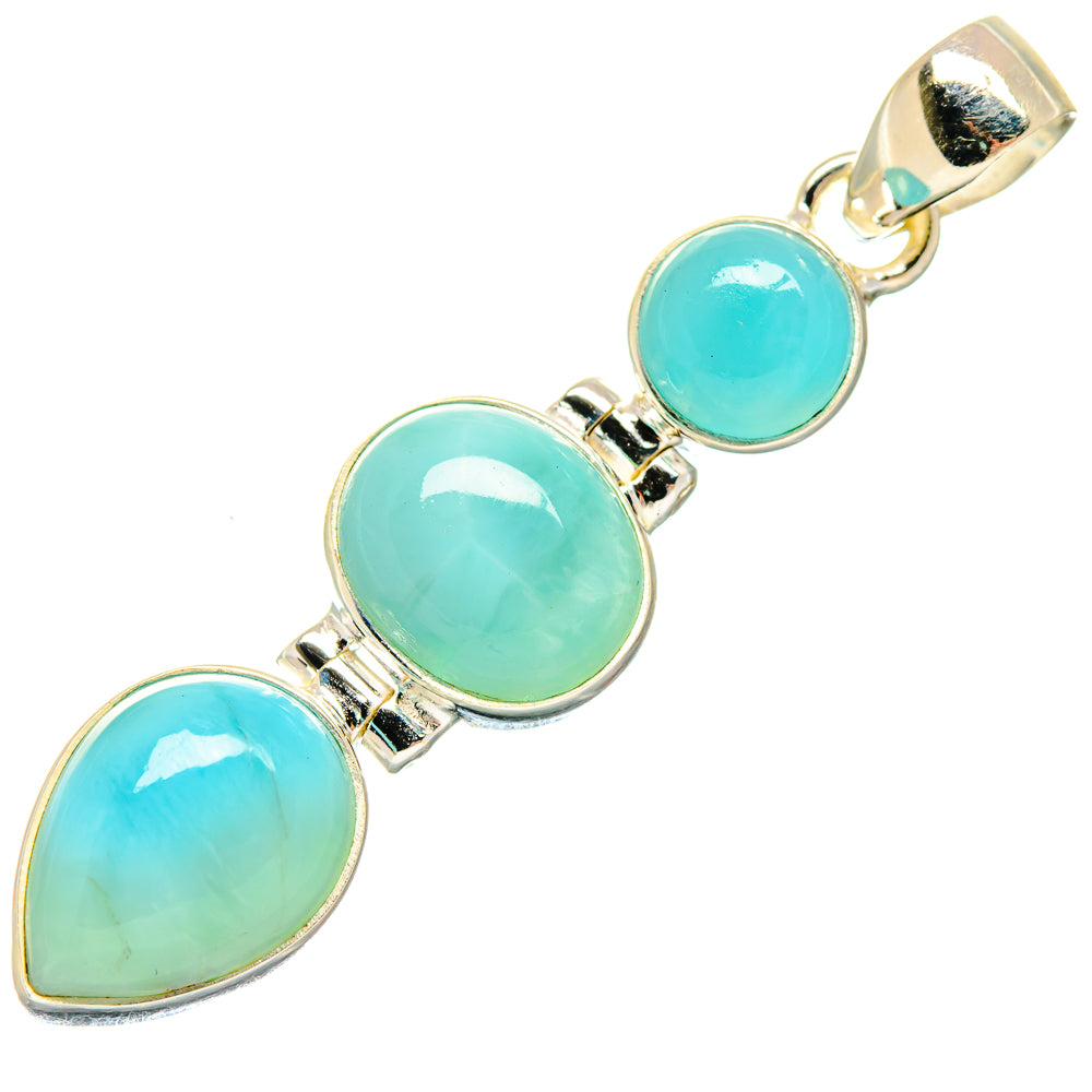 Larimar Pendants handcrafted by Anasilvercos - PD20252 - Photo 2