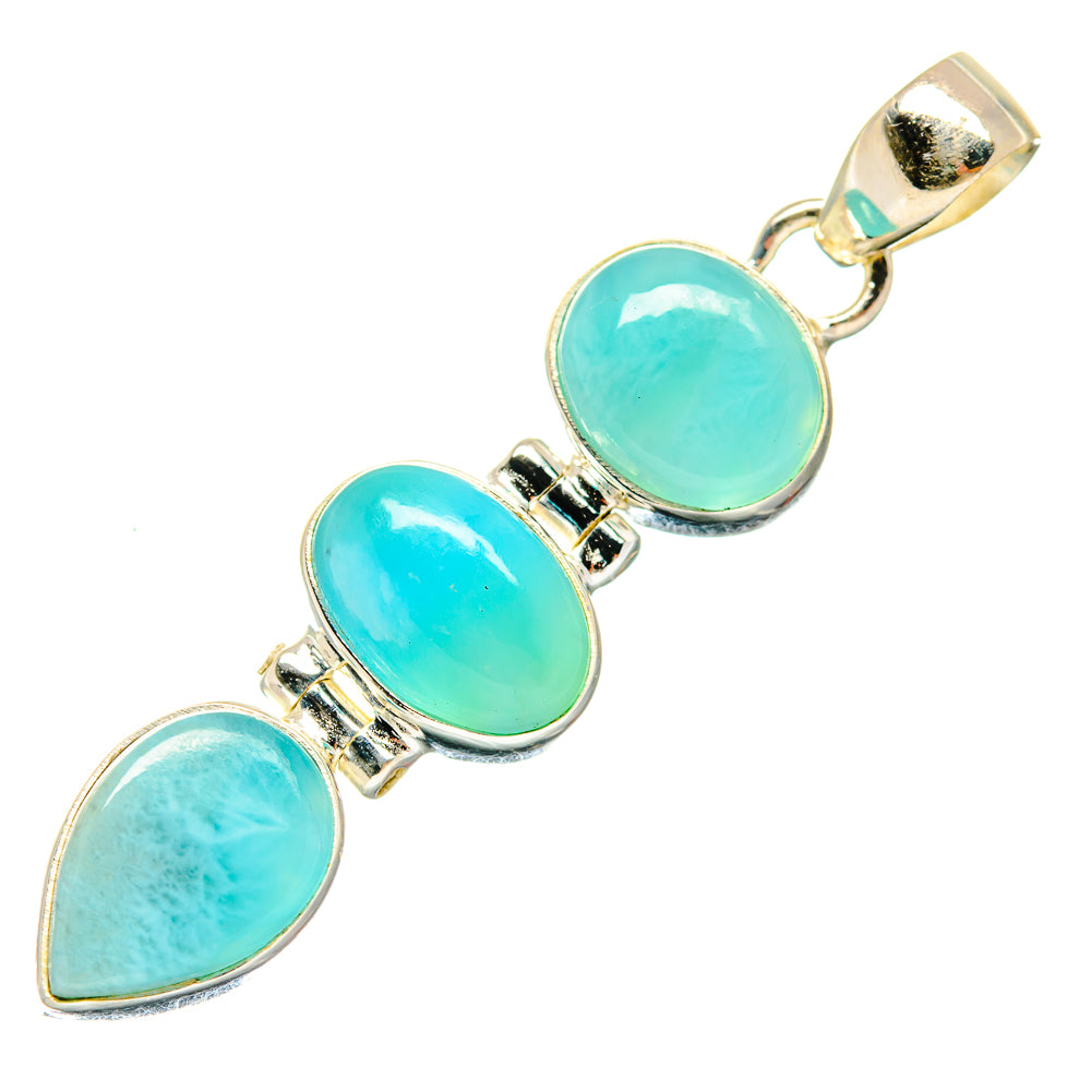 Larimar Pendants handcrafted by Anasilvercos - PD20253