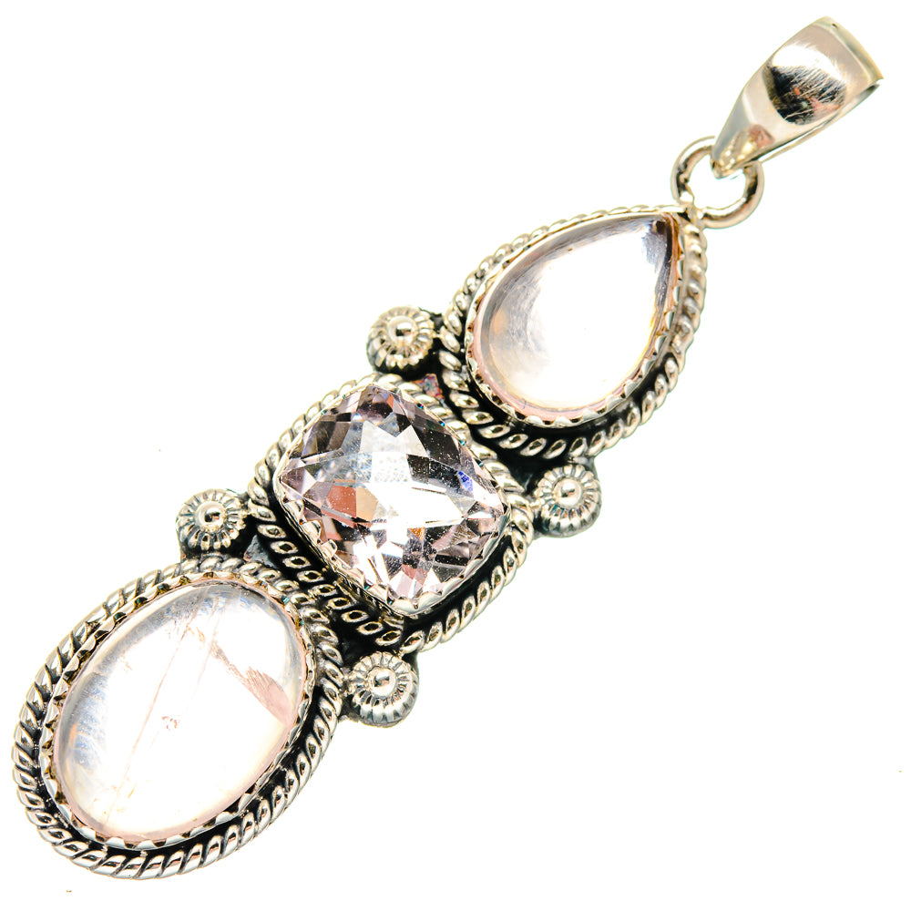 Rainbow Moonstone Pendants handcrafted by Anasilvercos - PD20271