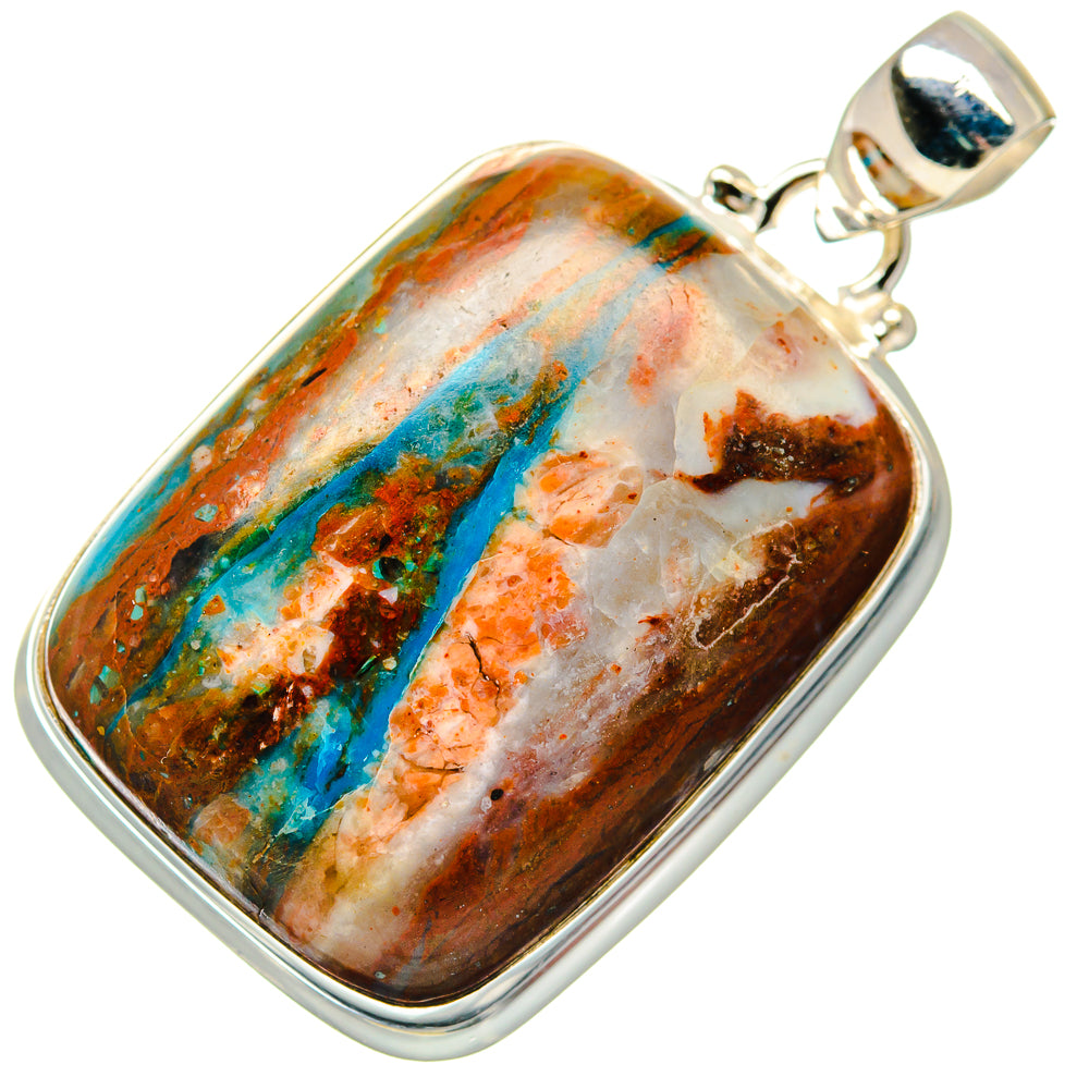 Peruvian Opal Pendants handcrafted by Anasilvercos - PD20281
