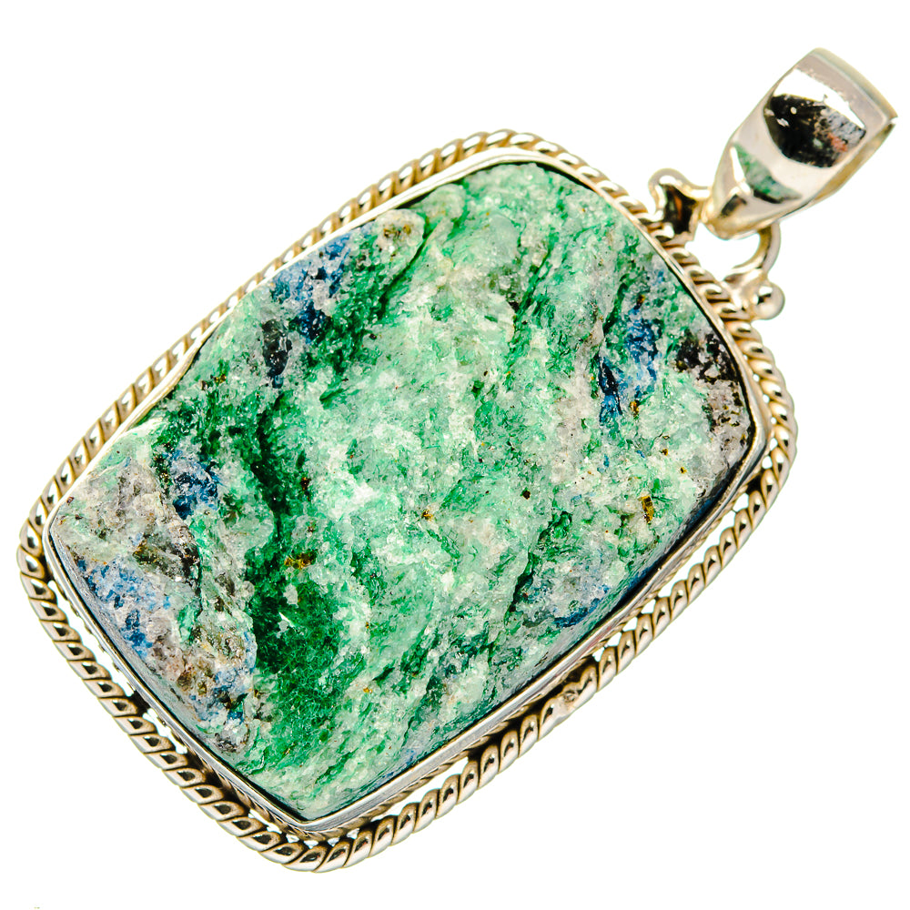 Chrysoprase Pendants handcrafted by Anasilvercos - PD20284