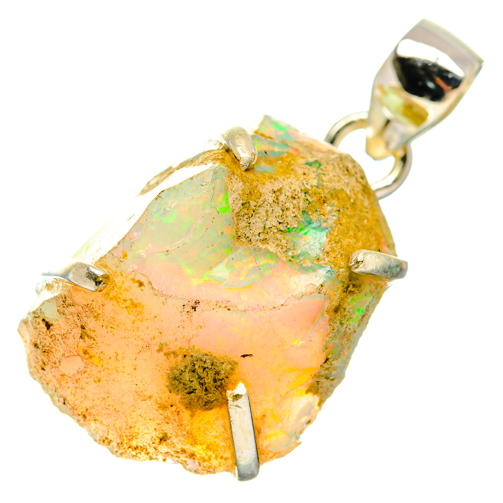 Ethiopian Opal Pendants handcrafted by Anasilvercos - PD20285
