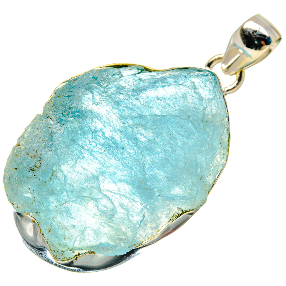 Aquamarine Pendants handcrafted by Anasilvercos - PD20296