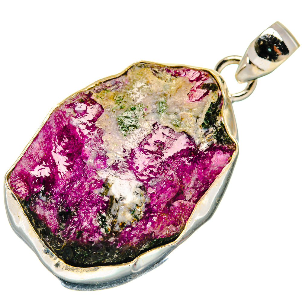 Ruby Fuchsite Pendants handcrafted by Anasilvercos - PD20313