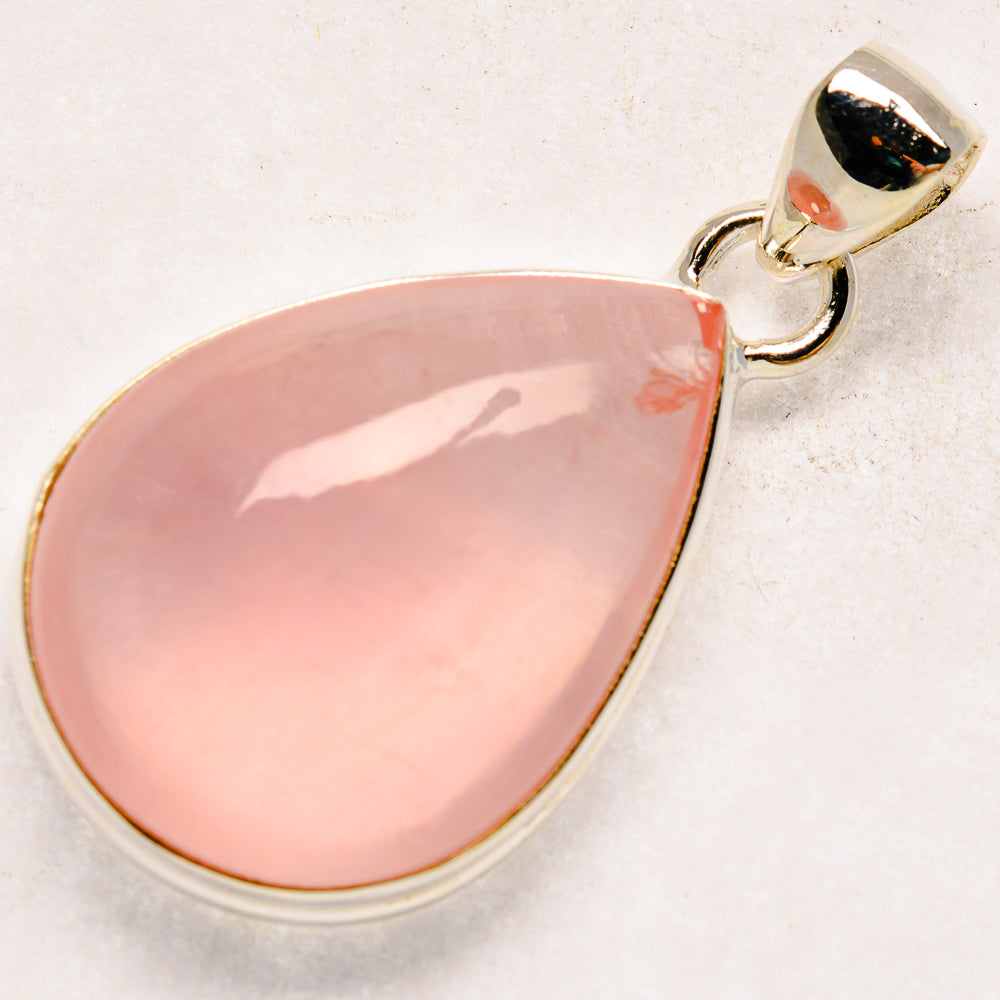 Rose Quartz Pendants handcrafted by Anasilvercos - PD20328 - Photo 2