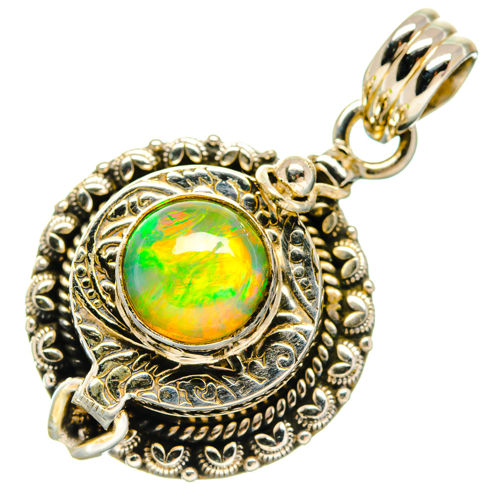 Ethiopian Opal Pendants handcrafted by Anasilvercos - PD20343
