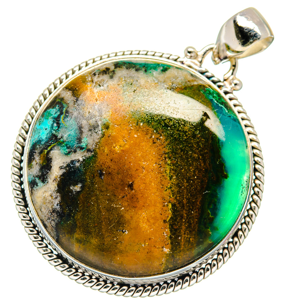 Peruvian Opal Pendants handcrafted by Anasilvercos - PD20361