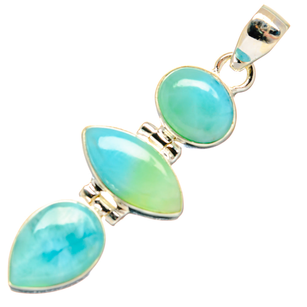 Larimar Pendants handcrafted by Anasilvercos - PD20400 - Photo 2