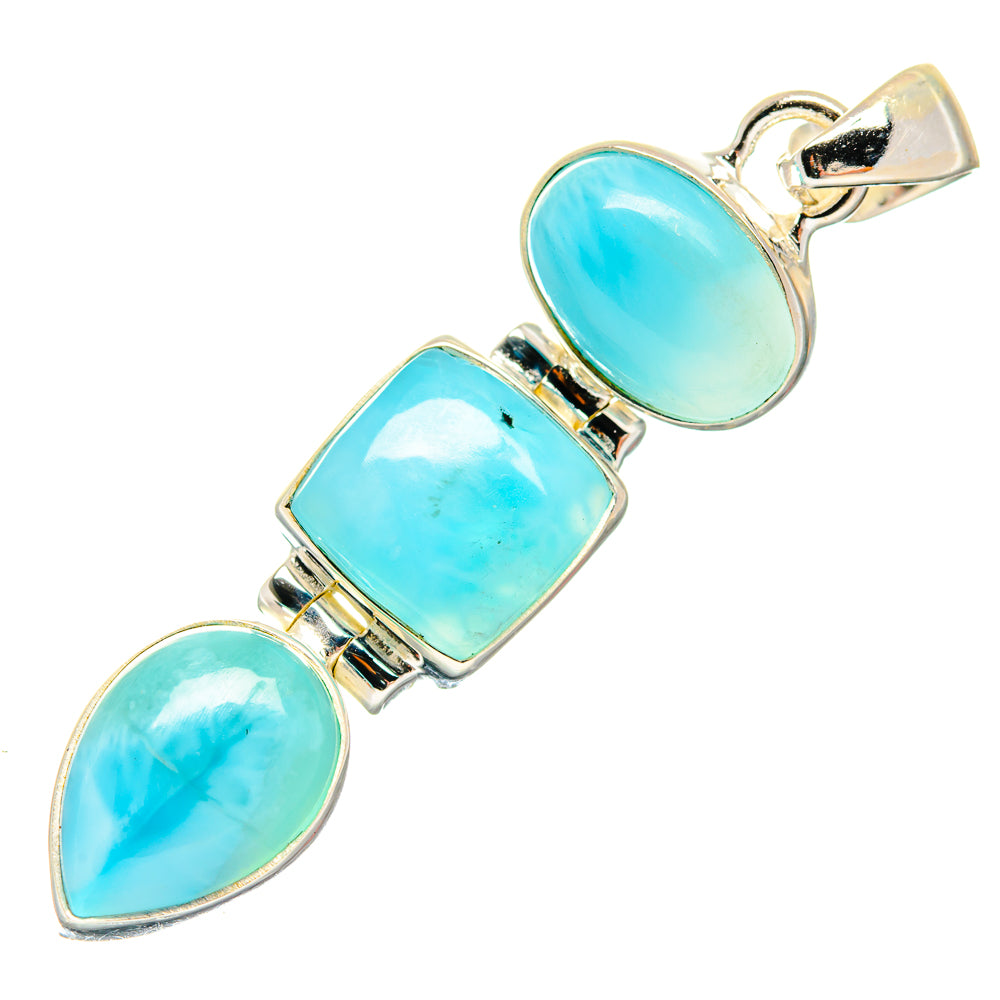 Larimar Pendants handcrafted by Anasilvercos - PD20401