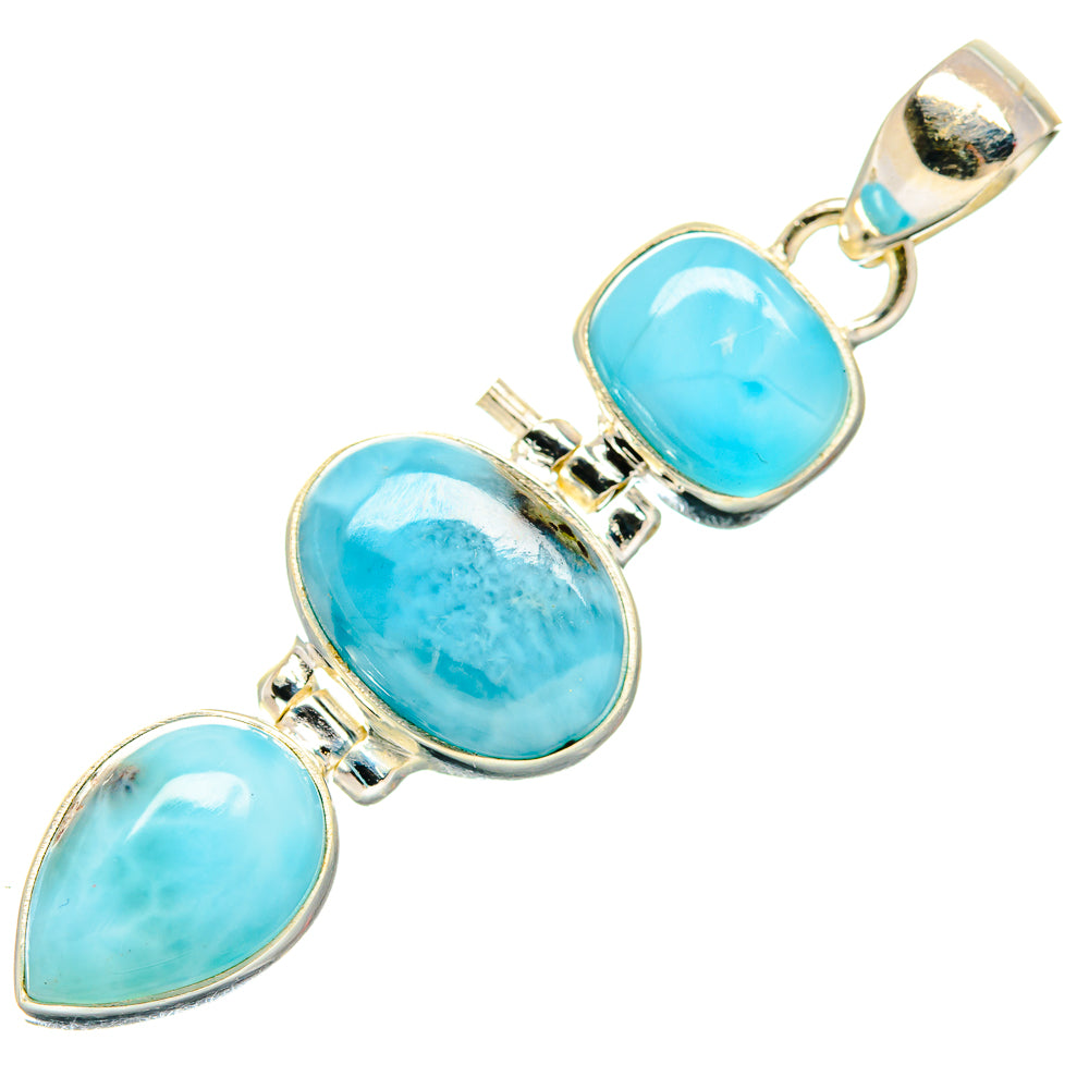 Larimar Pendants handcrafted by Anasilvercos - PD20404