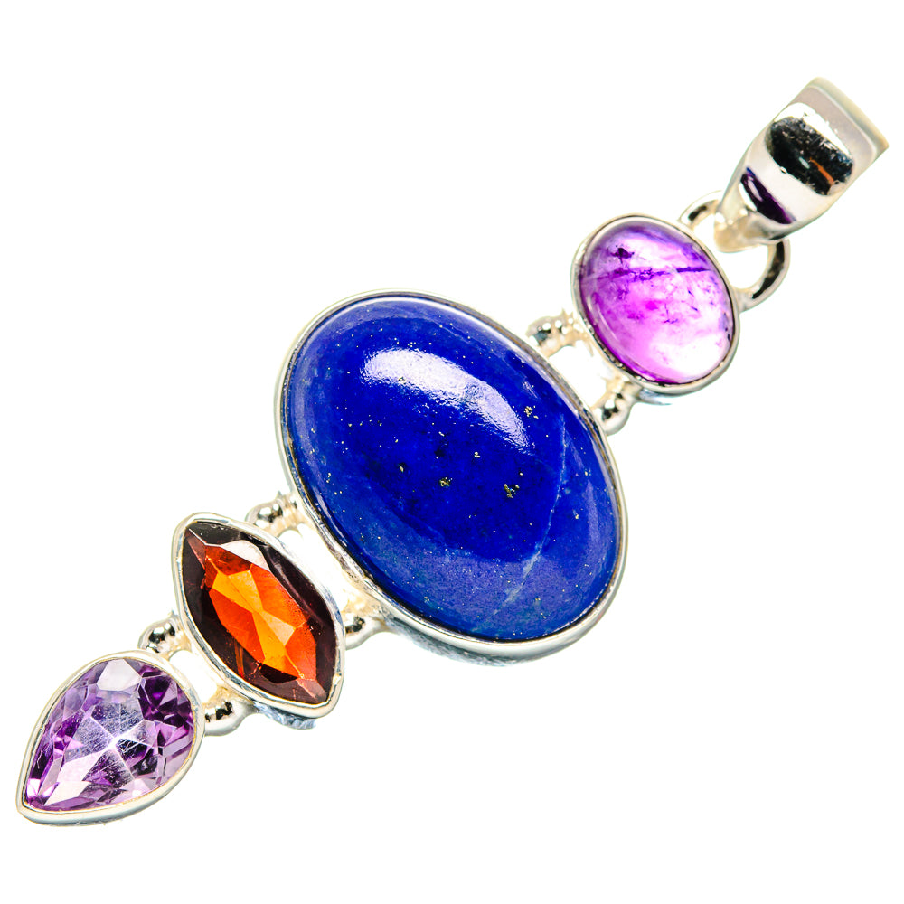 Lapis Lazuli Pendants handcrafted by Anasilvercos - PD20414