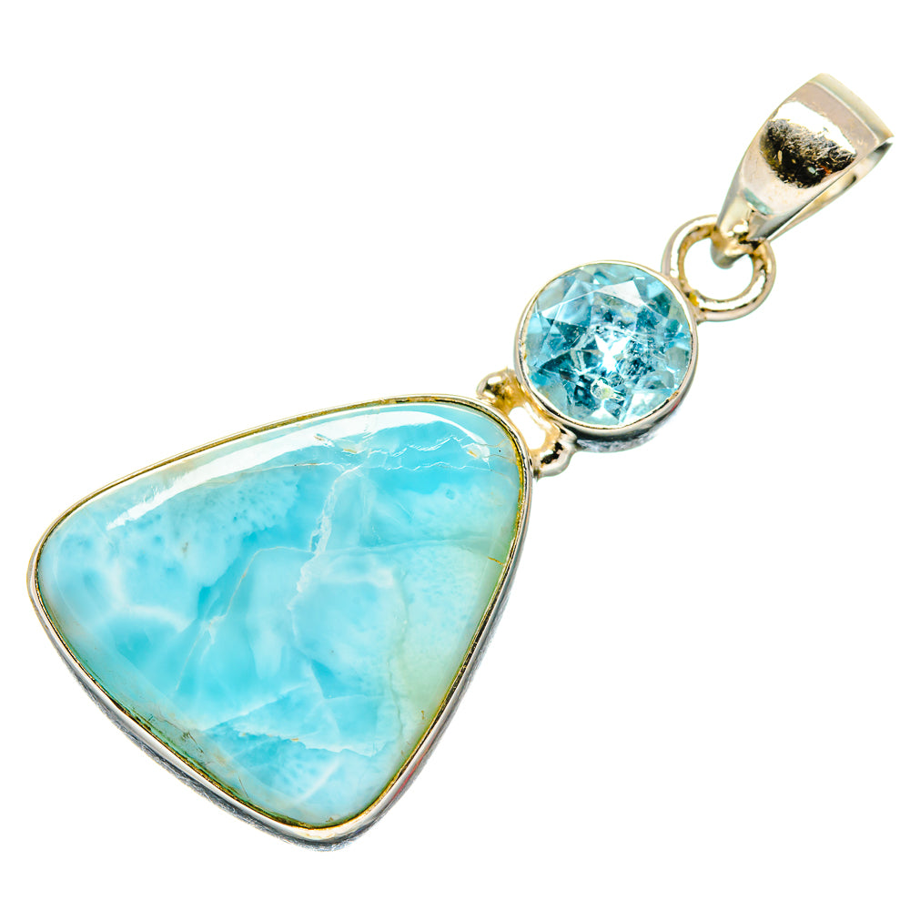 Larimar Pendants handcrafted by Anasilvercos - PD20415