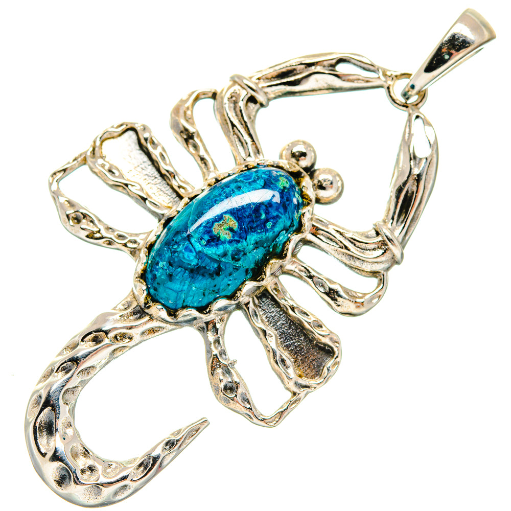 Chrysocolla Pendants handcrafted by Anasilvercos - PD20417