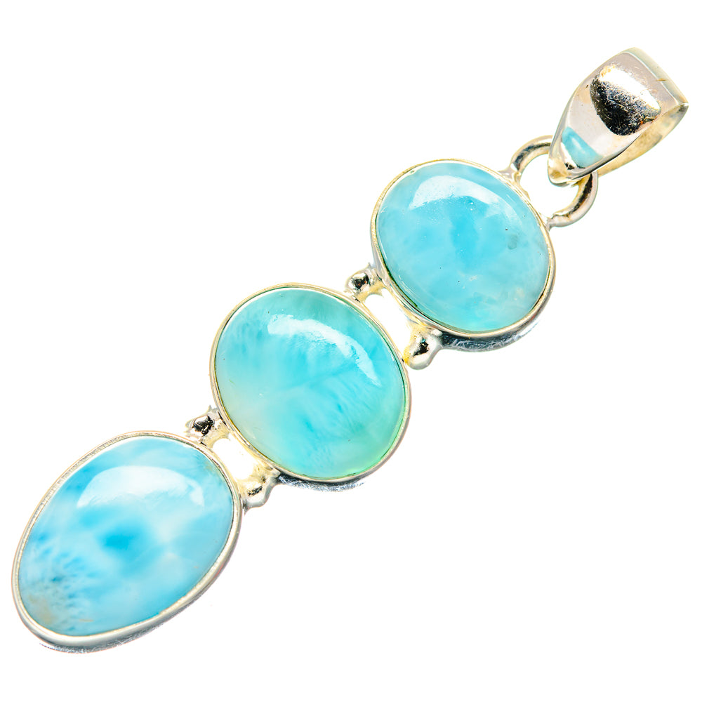 Larimar Pendants handcrafted by Anasilvercos - PD20425