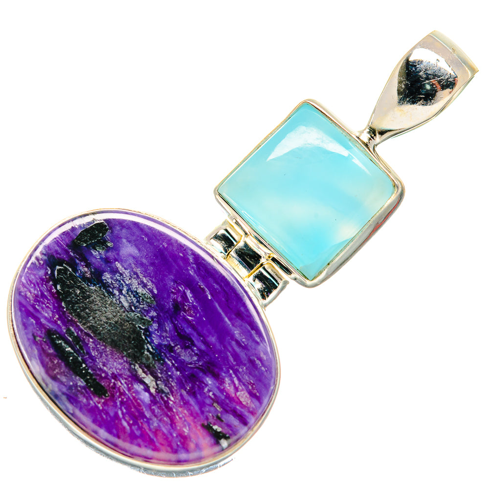 Charoite Pendants handcrafted by Anasilvercos - PD20430