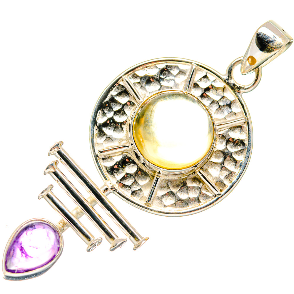 Citrine Pendants handcrafted by Anasilvercos - PD20438