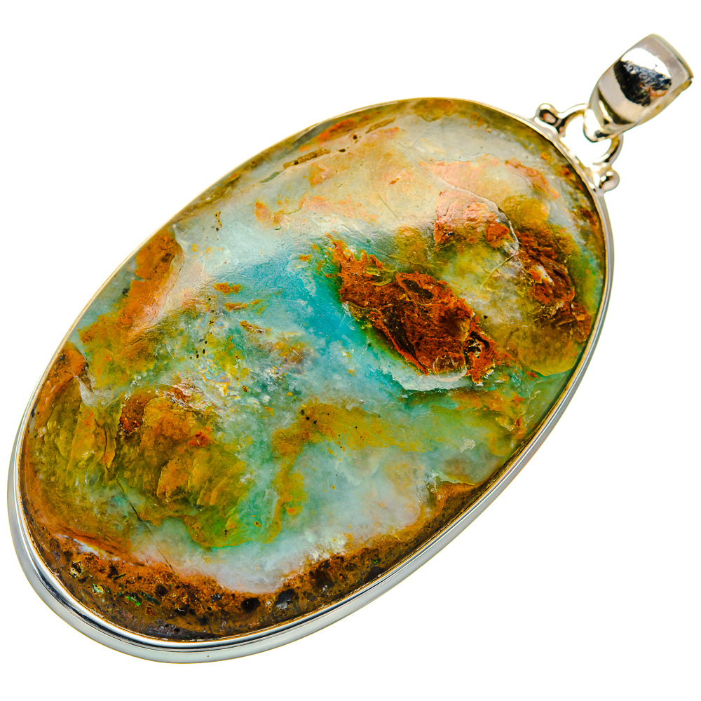 Peruvian Opal Pendants handcrafted by Anasilvercos - PD20440