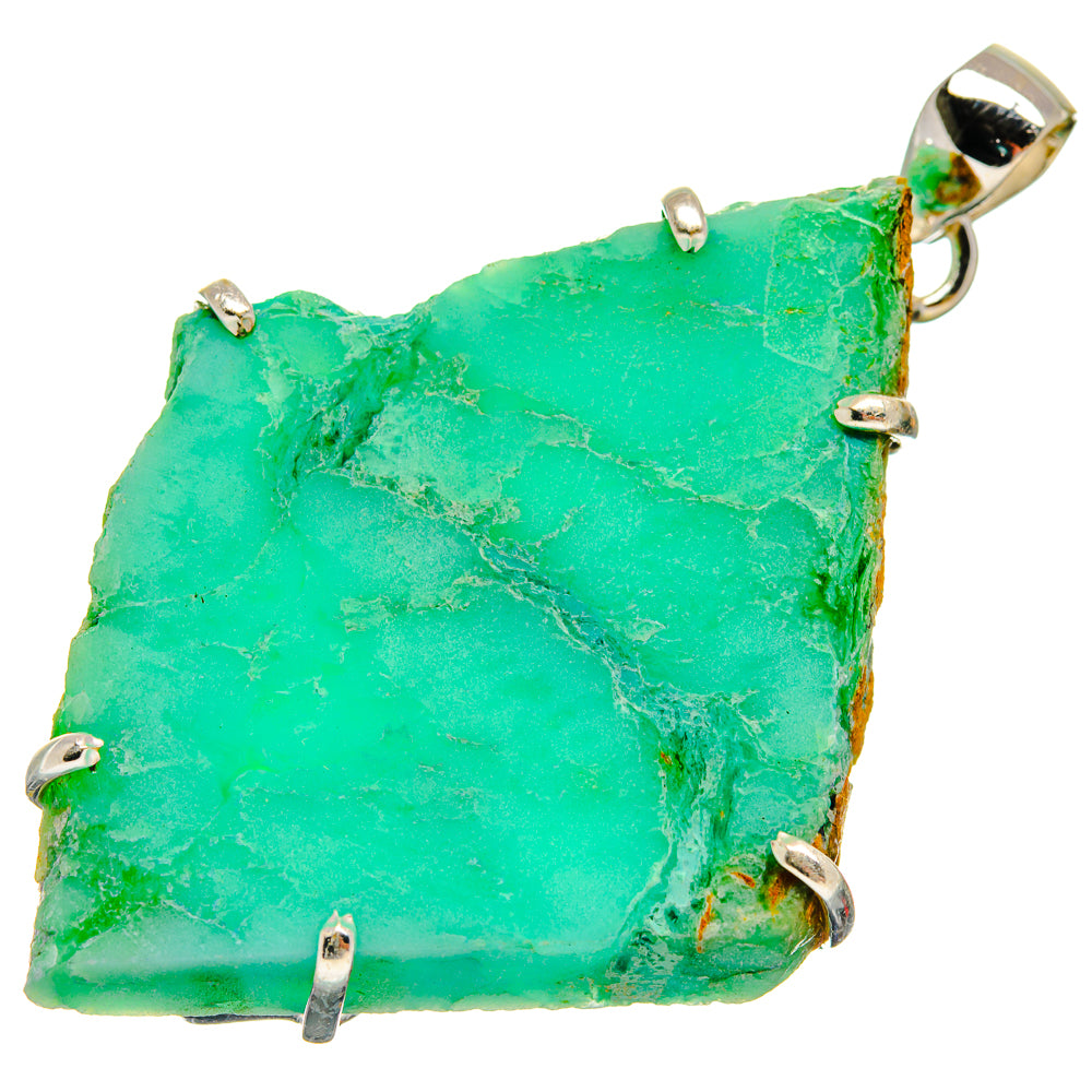 Chrysoprase Pendants handcrafted by Anasilvercos - PD20444