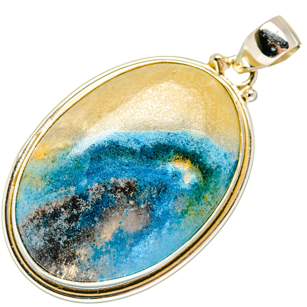 Peruvian Opal Pendants handcrafted by Anasilvercos - PD20486